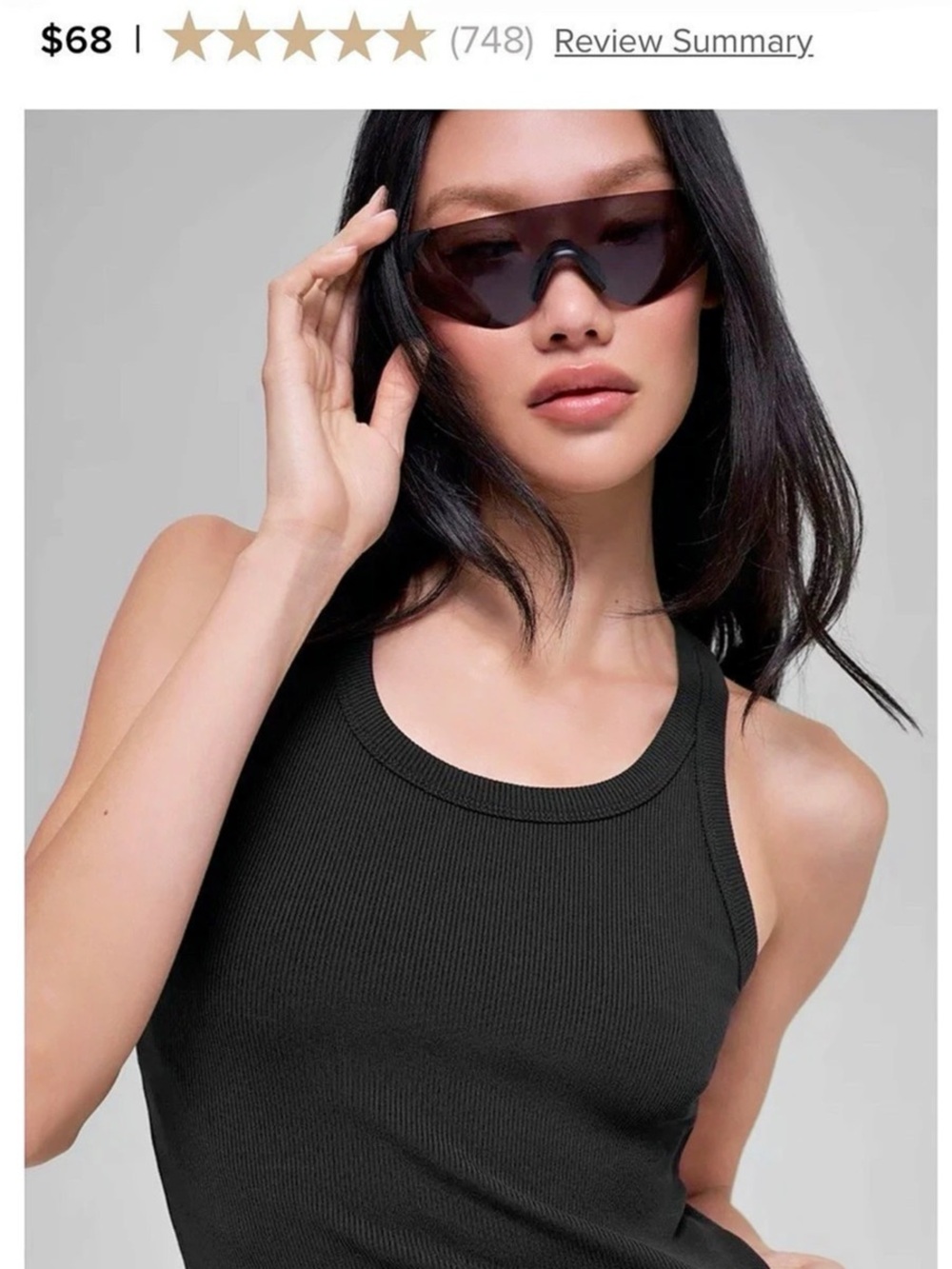 Alo Goddess Ribbed Go-To Tank Ribbed Tank